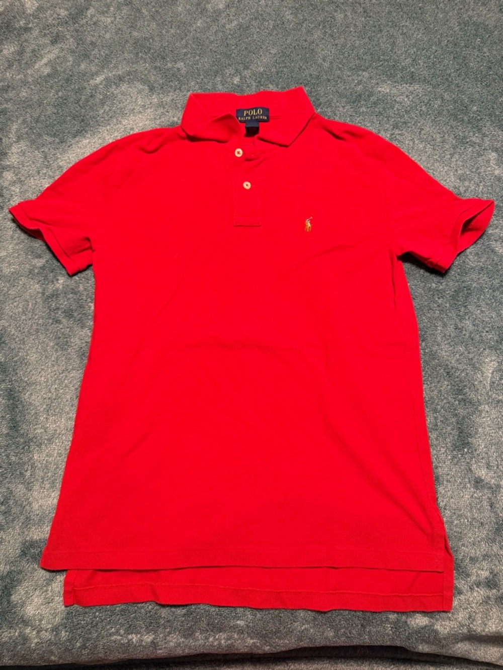 Polo by Ralph Lauren 100% Cotton Red Short-Sleeve Polo Shirt Boy's Size XL